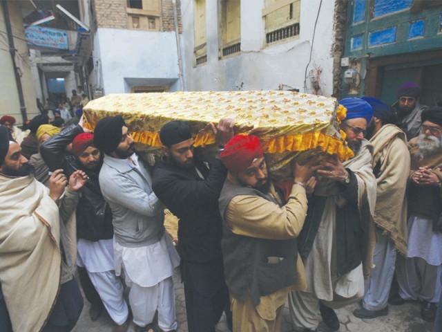 Mohinder Singh's Coffin