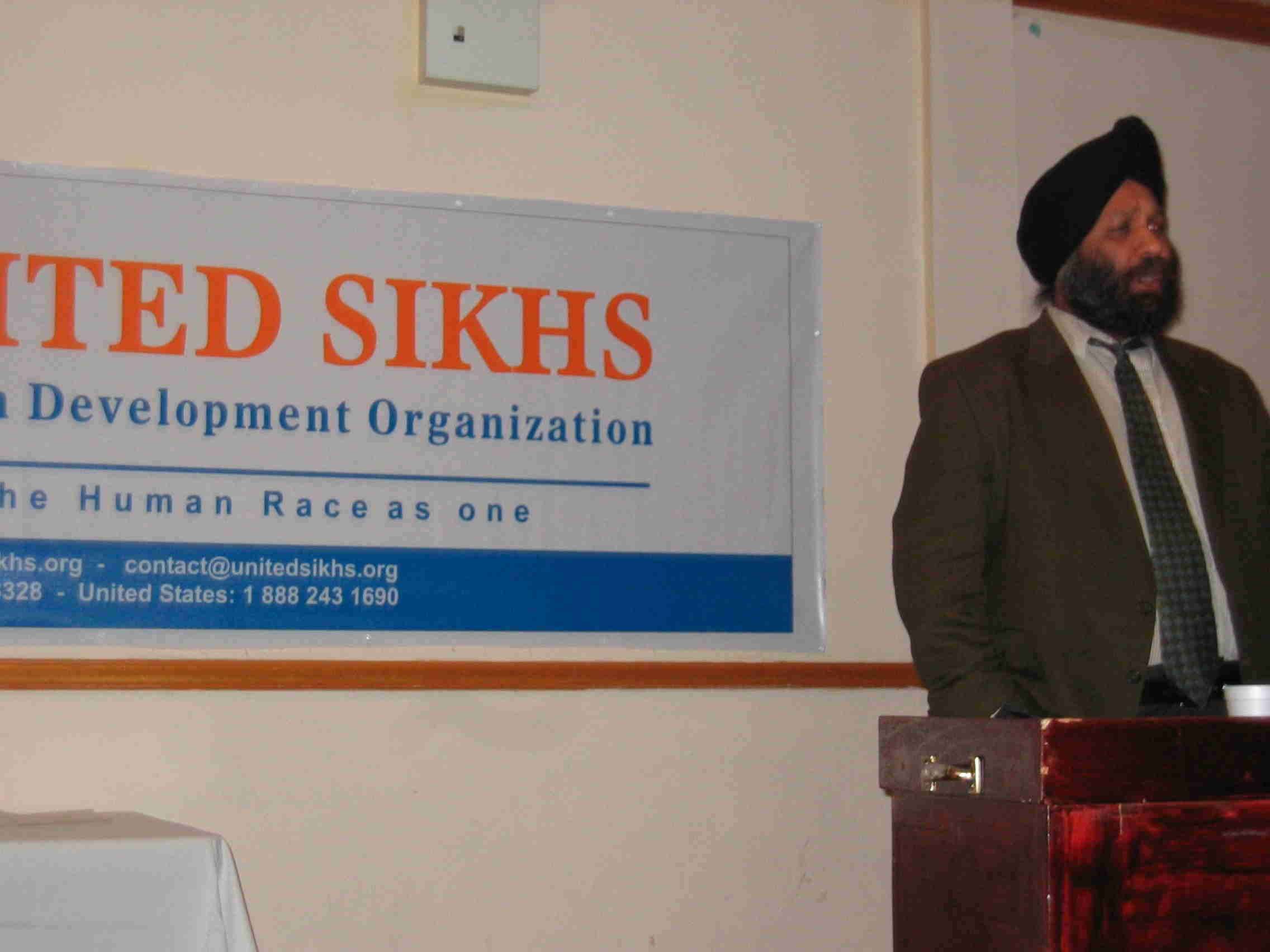 Tejinder Singh, Legal Advisor UNITED SIKHS