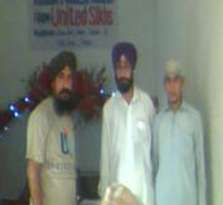 Brother of Jaspal Singh from Orakzai Agency receiving Aid