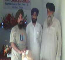 Kalyan Singh from Orakzai Agency receiving Aid
