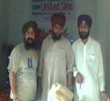 Uttam Singh from Orakzai Agency receiving Aid