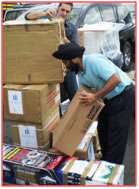 Manmeet Singh loading shipment in Miami